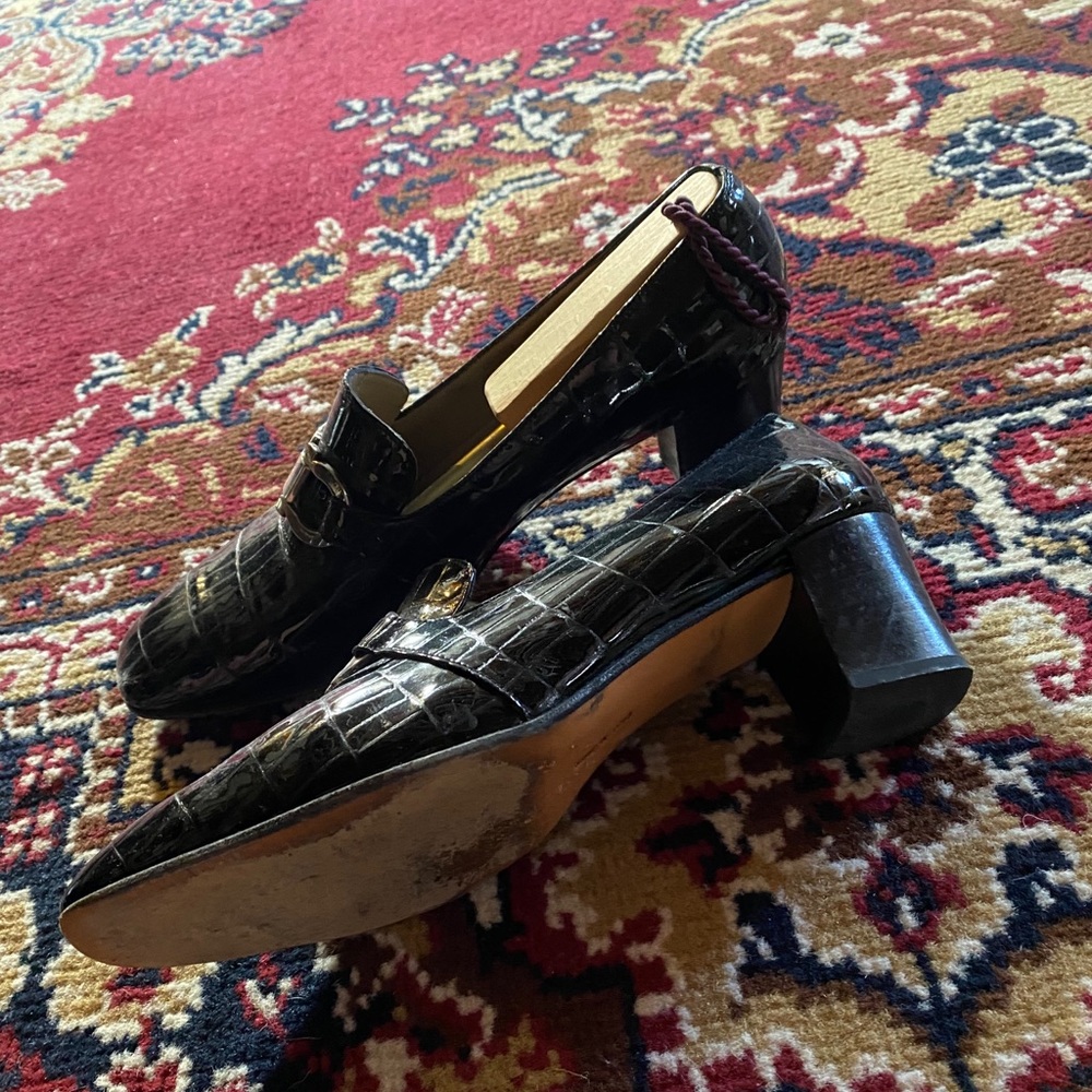 Ferragamo shoes.